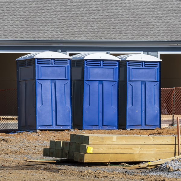 can i customize the exterior of the porta potties with my event logo or branding in North Benton OH